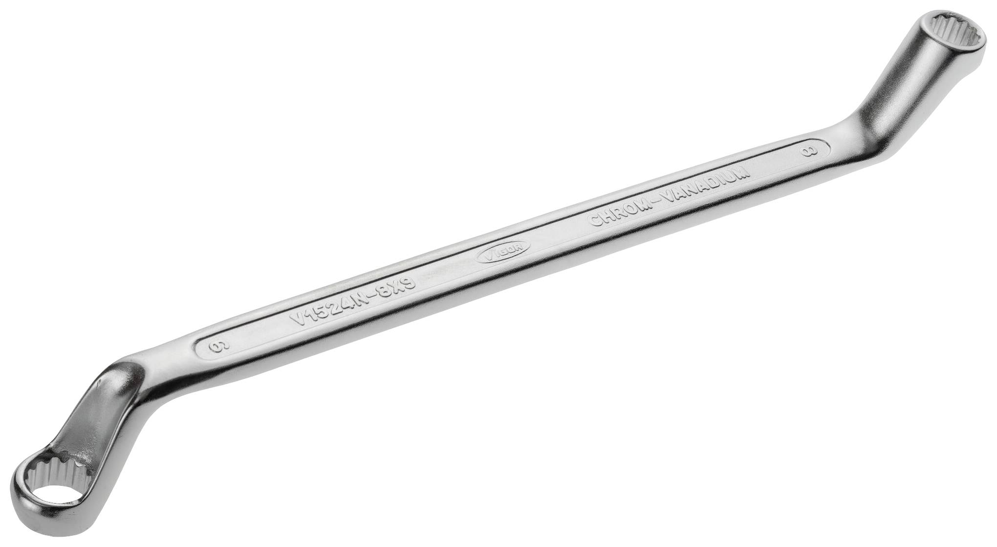 VIGOR V1524N-8X9 dvostrani okasti ključ, 8 x 9 mm