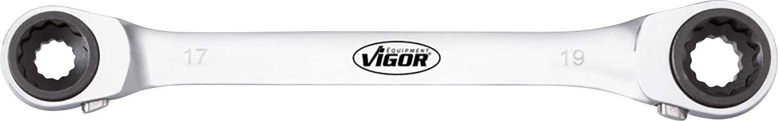 VIGOR V2705 set dvostranih okastih ključeva sa račnom