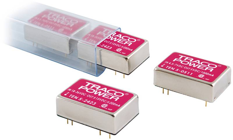 TracoPower TEN 5-0521 DC/DC napajanje - ispravljač za štampanu ploču 5 V/DC 5 V/DC, -5 V/DC 500 mA 5 W Broj izlaza: 2 x.