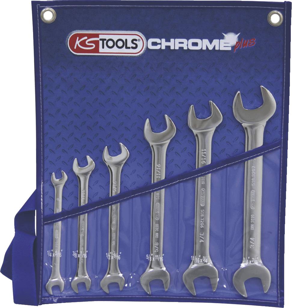 KS Tools 518.3220 set dvostranih viljuškastih ključeva