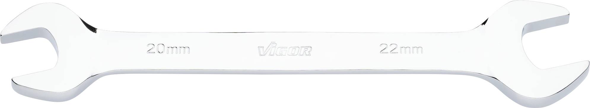 VIGOR V7730-20X22 dvostrani viljuškasti ključ, 20 x 22 mm