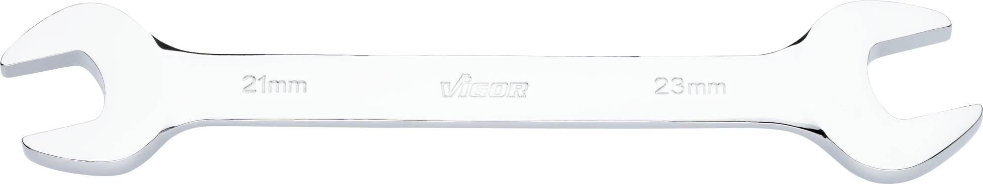 VIGOR V7730-21X23 dvostrani viljuškasti ključ, 21 x 23 mm