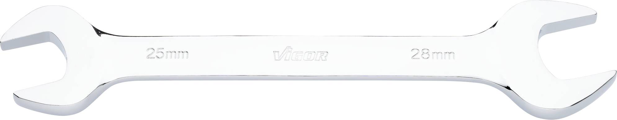 VIGOR V7730-25X28 dvostrani viljuškasti ključ, 25 x 28 mm