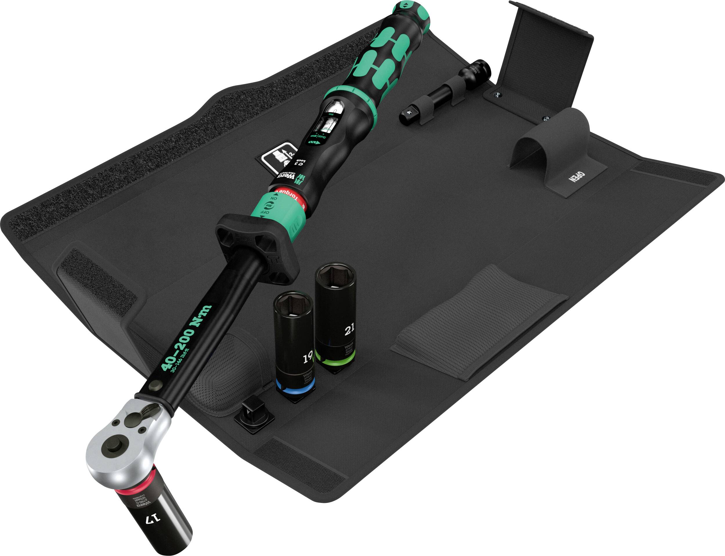Wera Click-Torque Lock C 3 set moment ključeva, 1/2″ (12,5 mm)