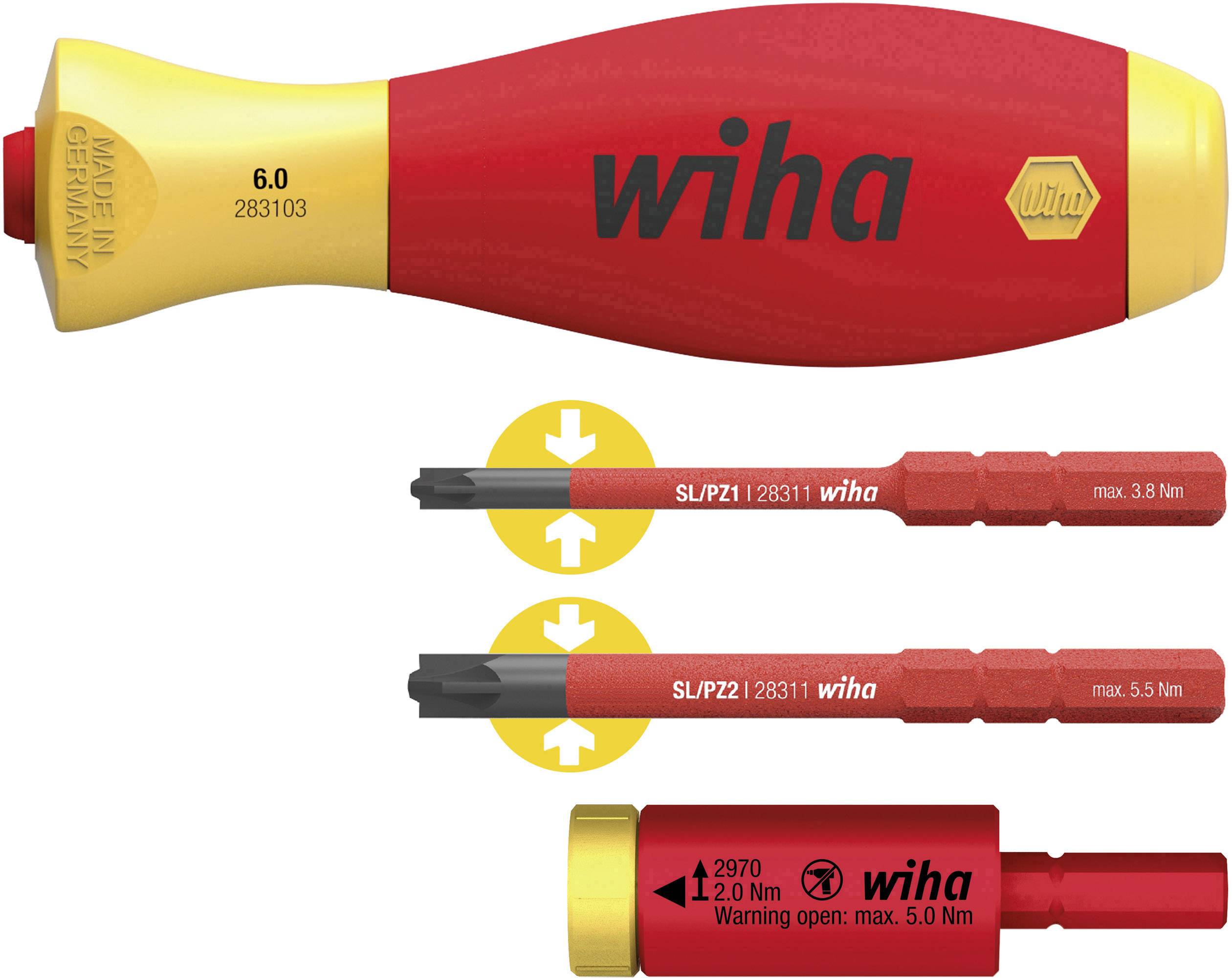 Wiha 41477 adapter za moment ključ, 4 dela
