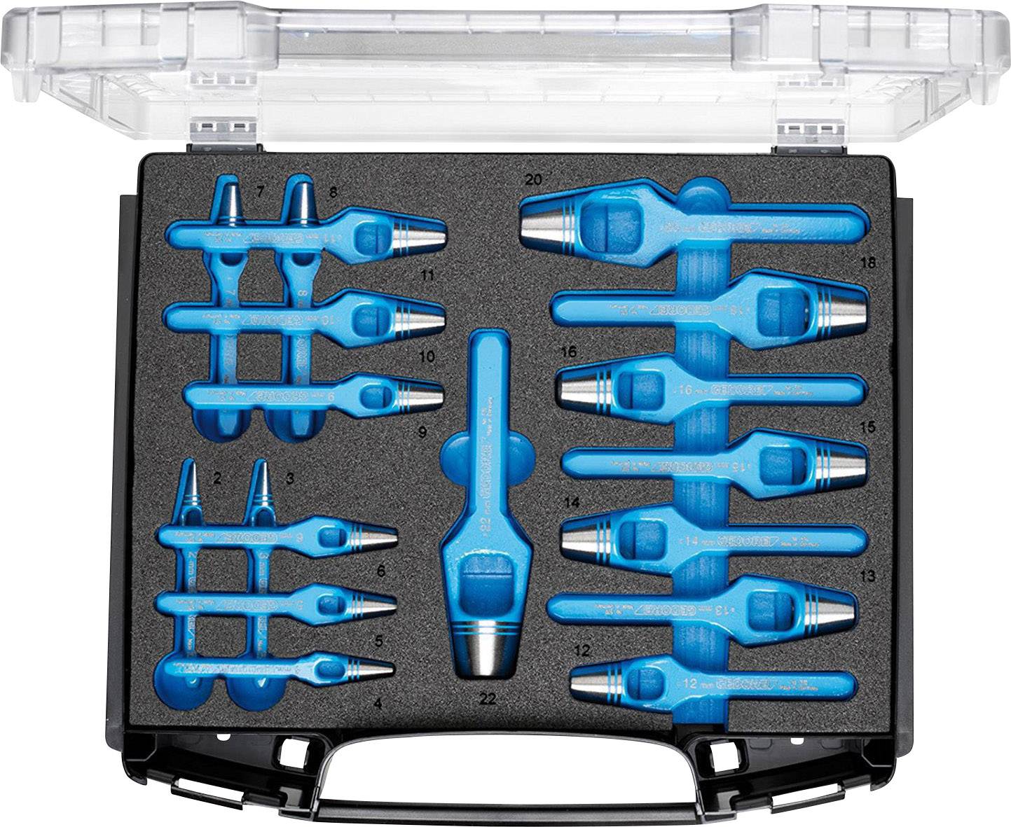 Gedore 1101-570500 set okruglih probijača