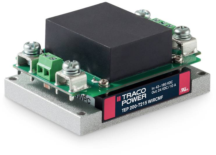 TracoPower TEP 200-4816WIRCMF DC/DC napajanje - ispravljač modul 48 V/DC 28 V/DC 7.5 A 200 W Broj izlaza: 1 x.