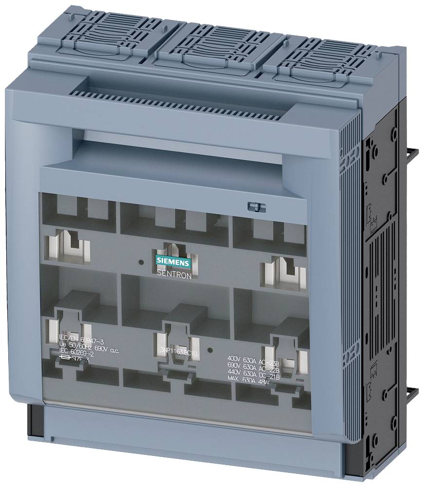 Siemens 3NP11631BC10 3-polni 630 A 690 V/AC NH3