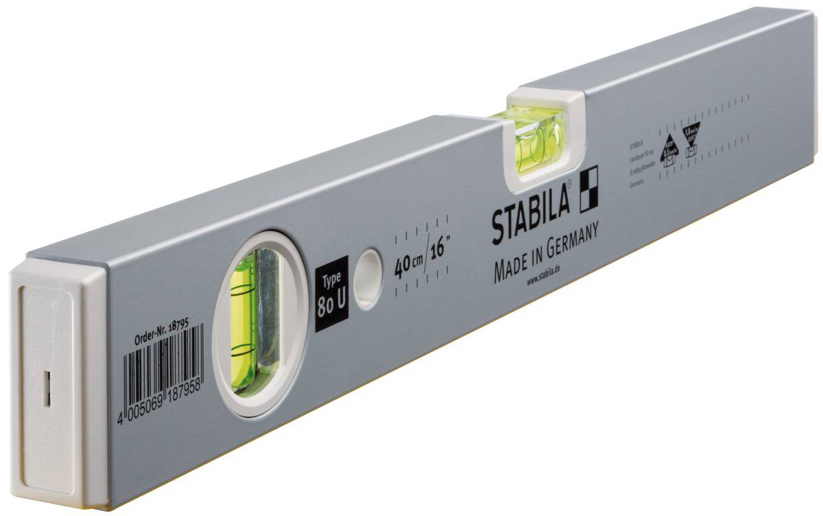 Stabila 80 libela od lakog metala, aluminijum, Tip, dimenzije 40 cm x 2