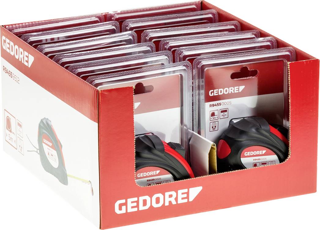 Gedore R94559312 3301788 metarska traka, 12 delova
