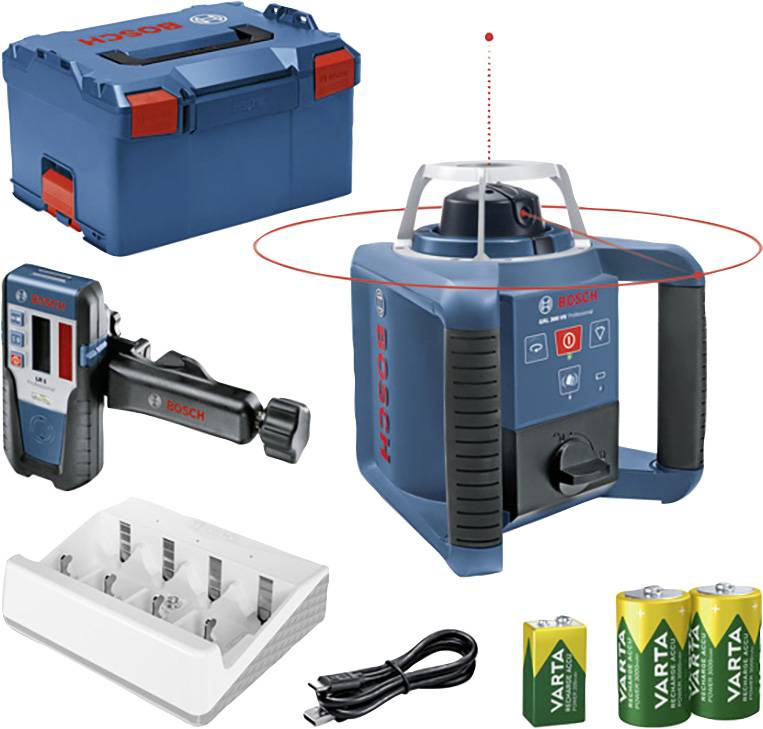 Bosch Professional GRL 300 HV rotacioni laser, LR, L-BOXX