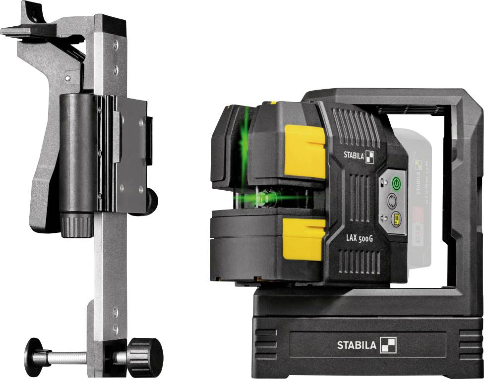 Stabila LAX 500 G ukršteni linijski laser, 5 delova