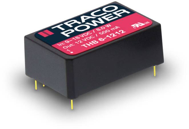 TracoPower THB 6-2411 DC/DC napajanje - ispravljač za štampanu ploču 24 V/DC 5 V/DC 1 A 6 W Broj izlaza: 1 x.