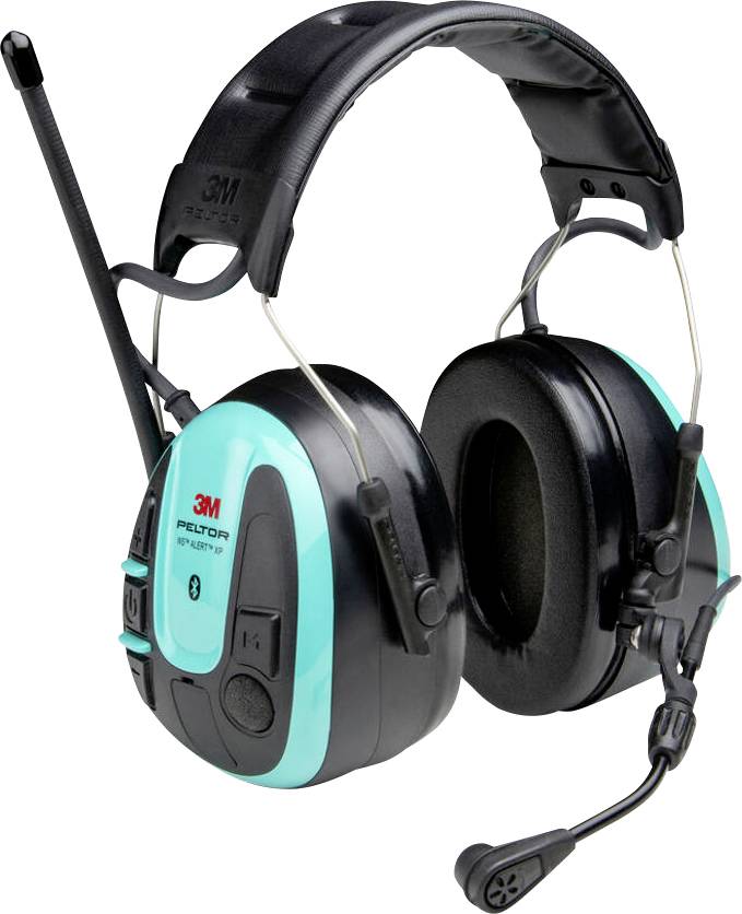 3M Peltor WS ALERT XP+ MRX21A2WS7 antifoni, crna, tirkizna