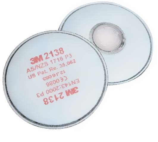 3M 2138 mit P3 filter za čestice, 20 delova