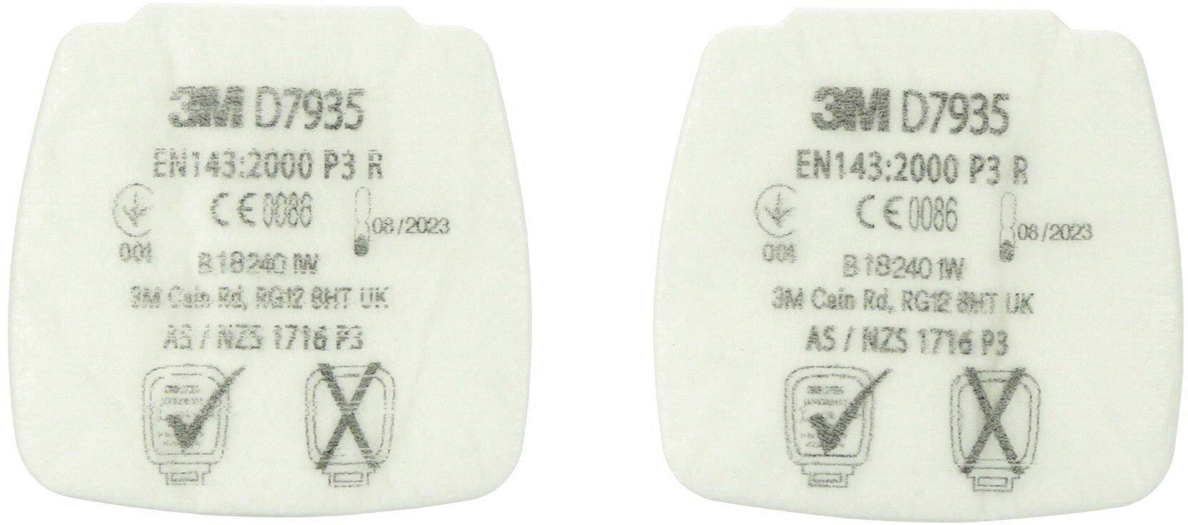 3M D7935 filter za čestice, 4 dela