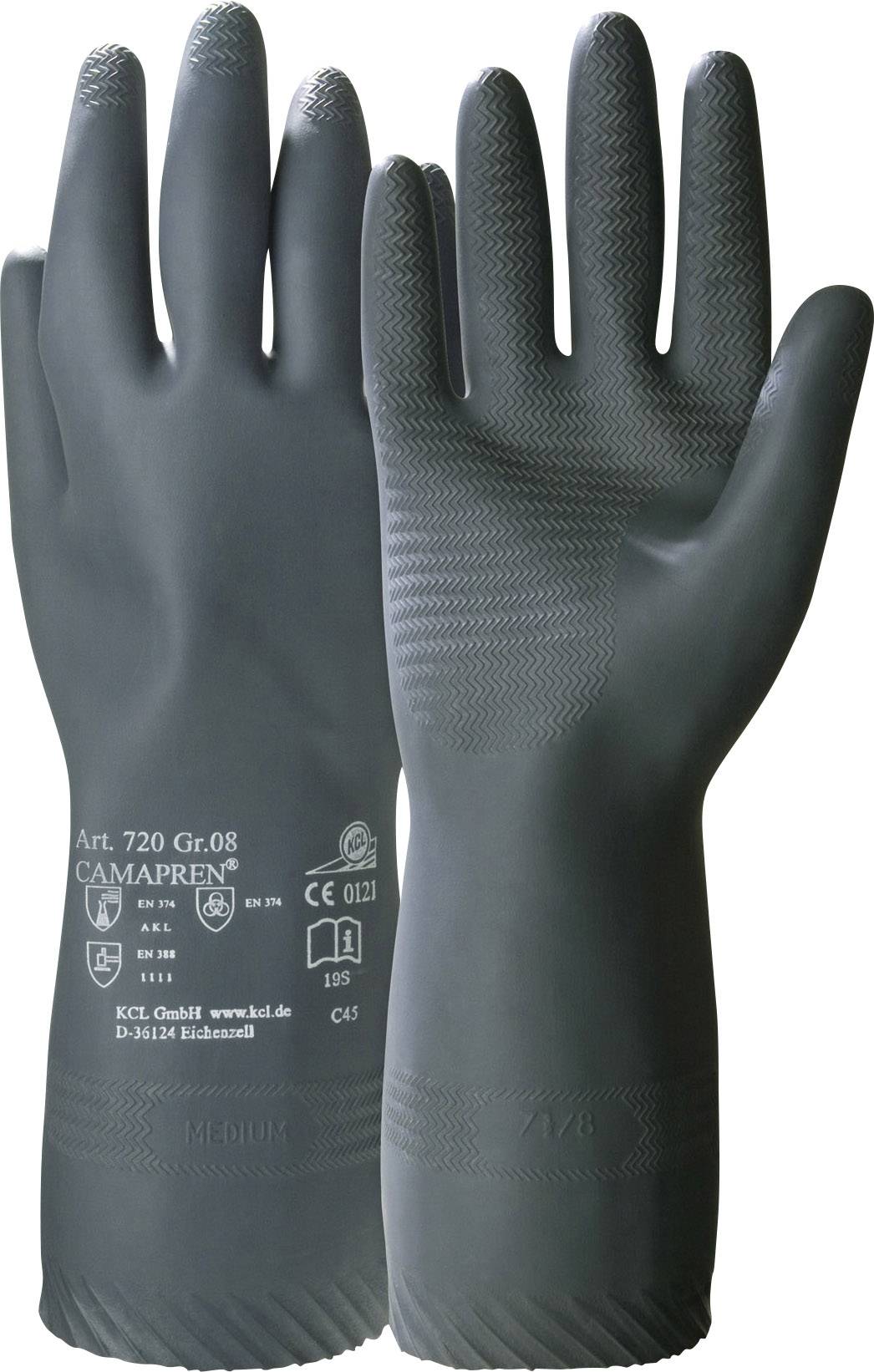 KCL Camapren hemijski otporne rukavice, 10, XL, crna