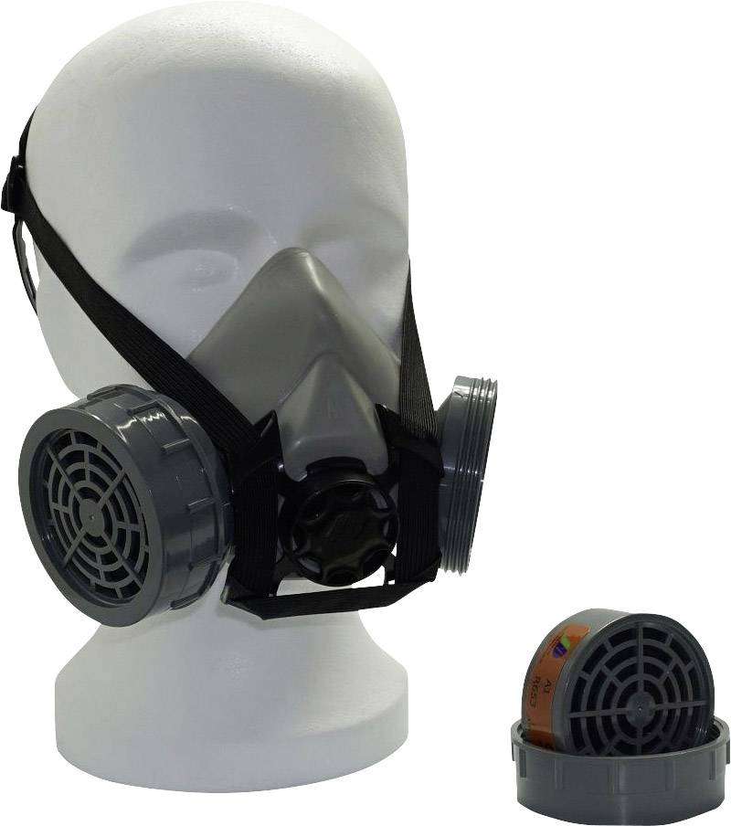 RM605 2005763 set zaštitne polumaske, uni, siva