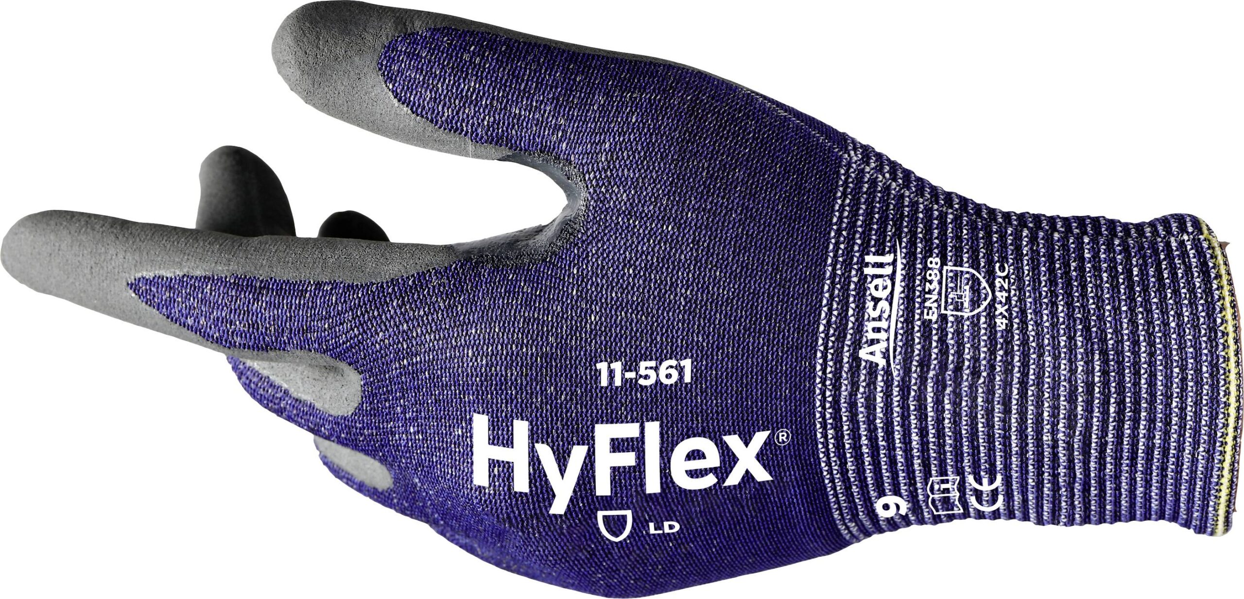 Ansell 11561R110-1P HyFlex radne rukavice, siva