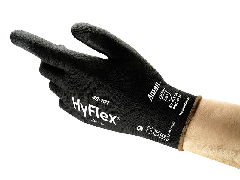Ansell 48101100 HyFlex radne rukavice, crna