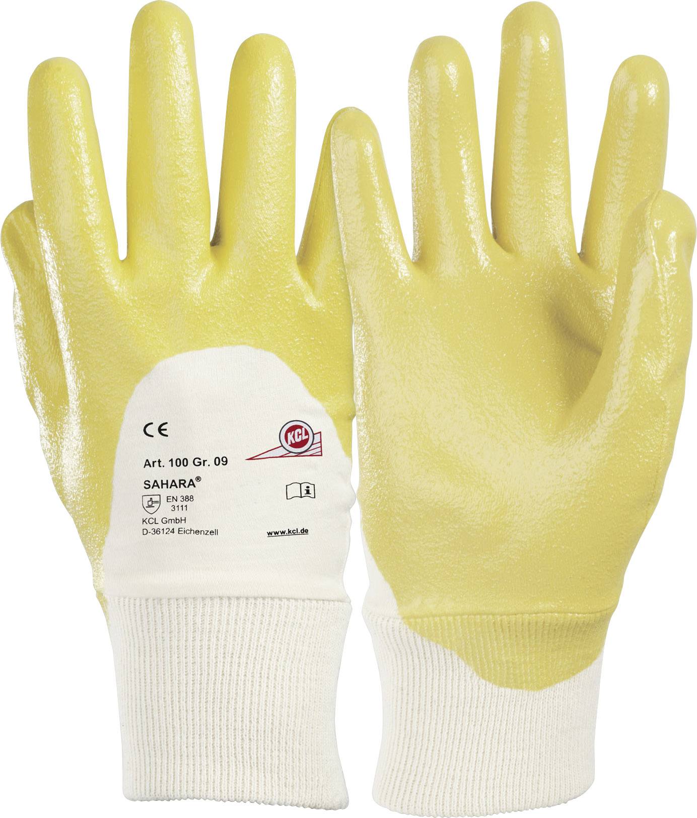 KCL ROKAVICA SAHARA 100 VEL radne rukavice, 7, S, bela, žuta