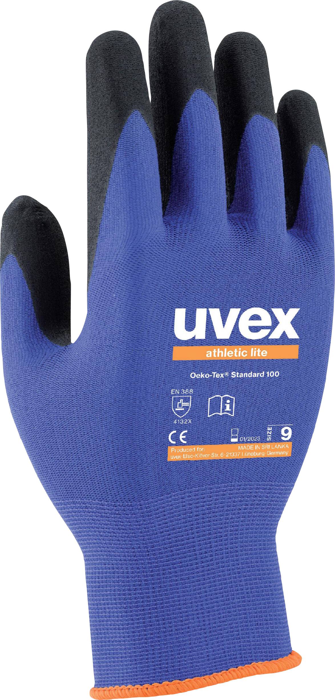 Uvex 6002708 6038 montažne rukavice, antracitna