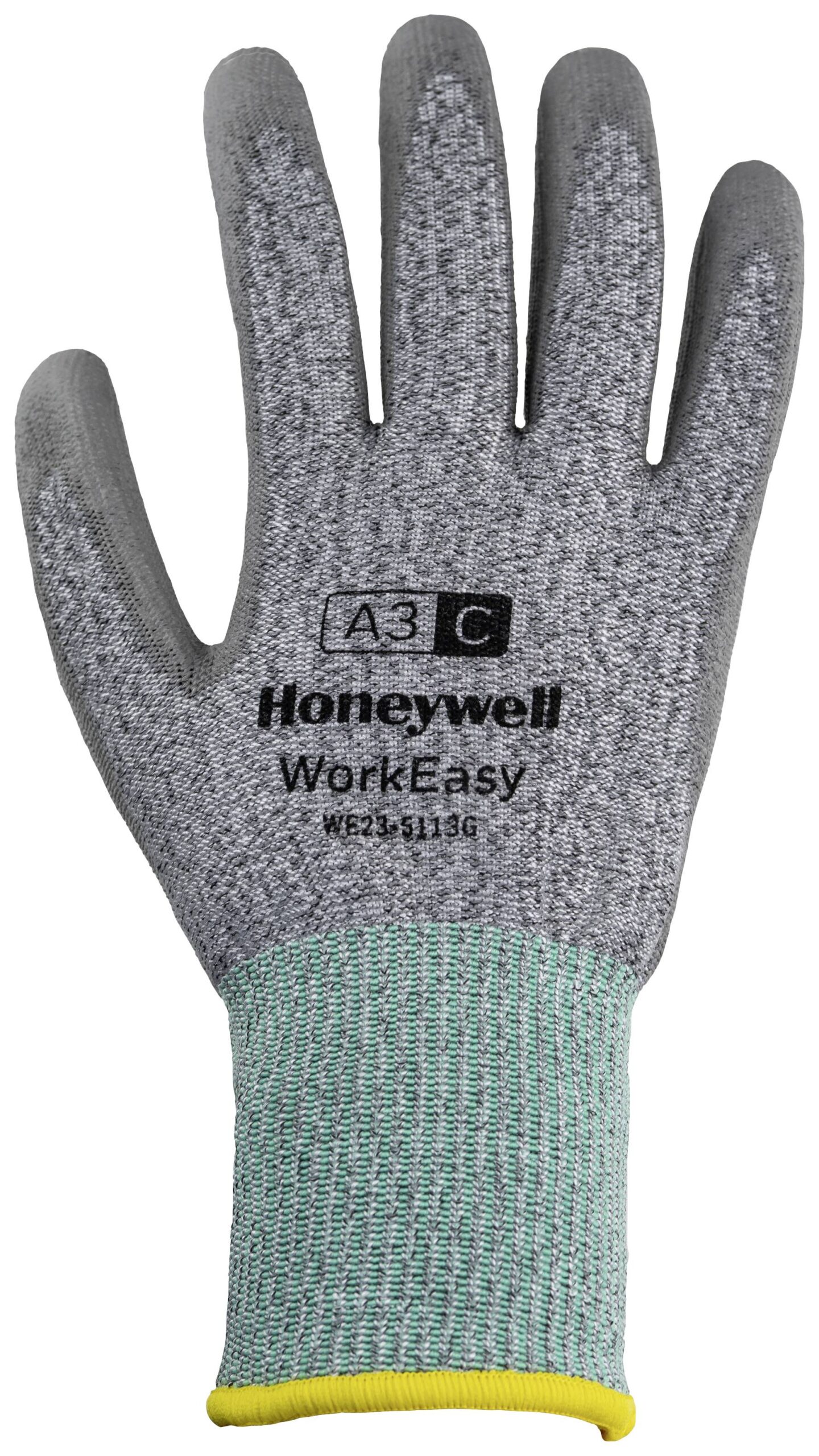 Honeywell GY PU A3/ WE23-5113G-8/M rukavice otporne na posekotine, siva, zelena