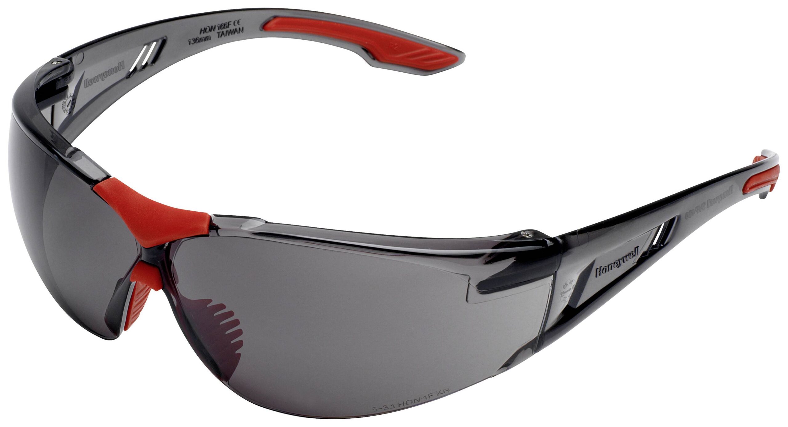 Honeywell 1035643 zaštitne radne naočare, siva, crvena