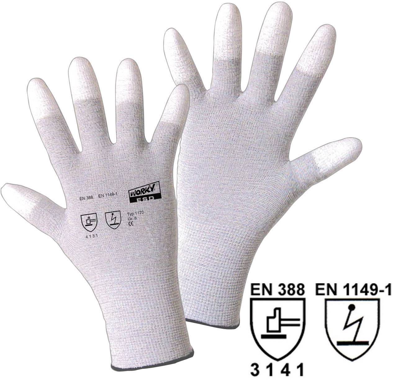 Leipold Doehle 1170-8 radne rukavice, ESD, 8, M, siva