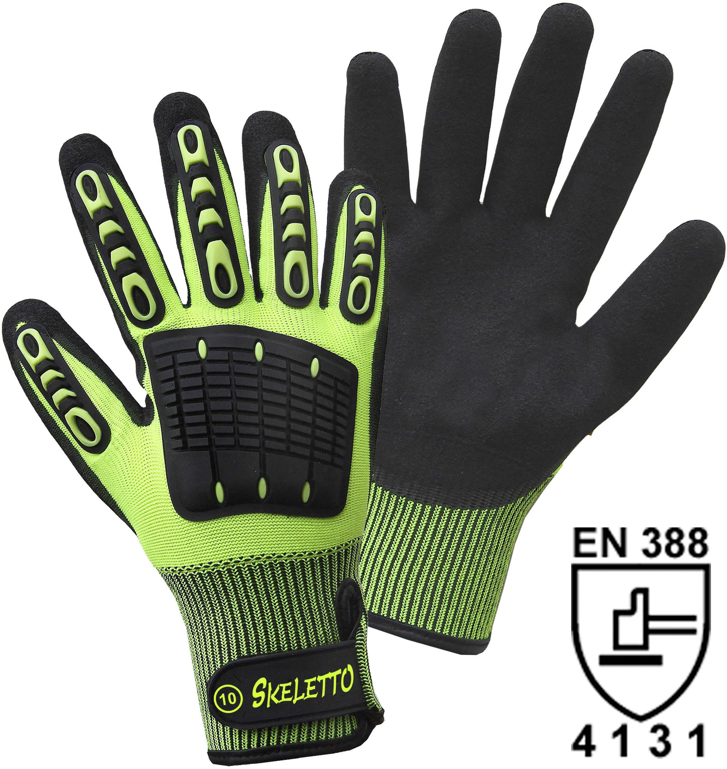 Leipold Doehle SKELETTO 1200-8-9 radne rukavice, crna, zelena
