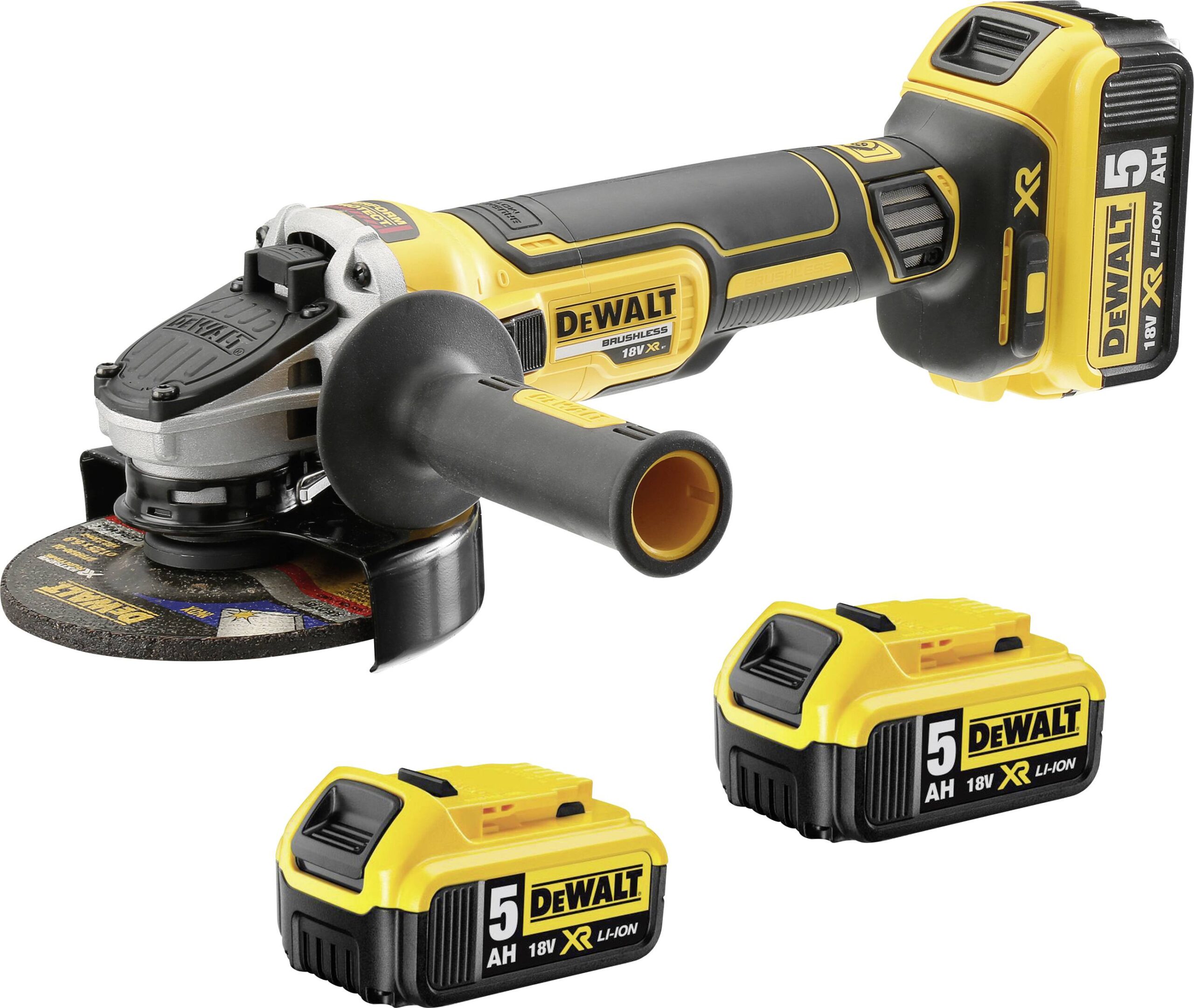 DEWALT DCG405P3 DCG405P3-QW akumulatorska ugaona brusilica