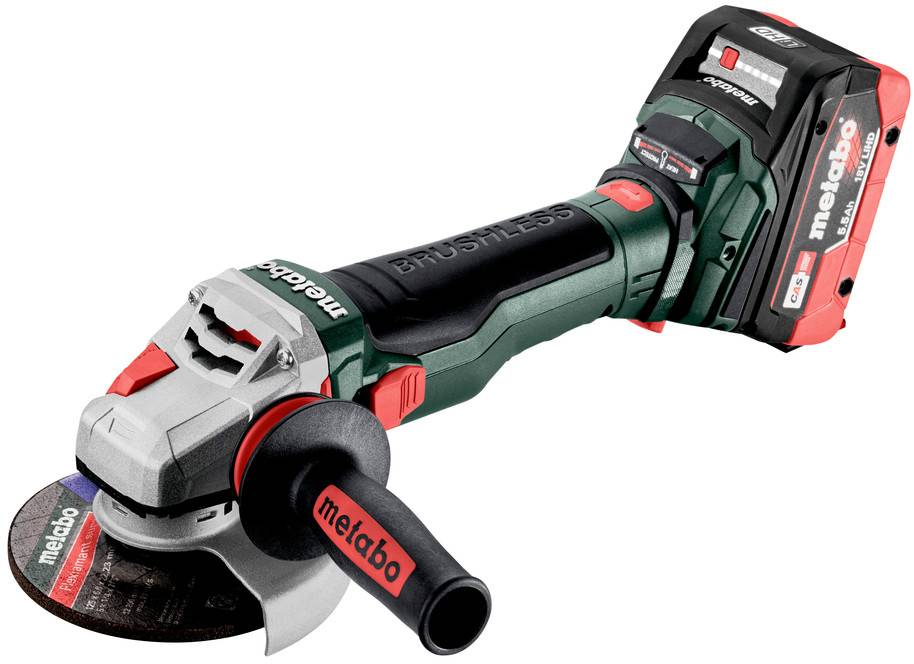 Metabo WB 18 LTX BL akumulatorska ugaona brusilica, Brz, kapacitet akumulatora 5