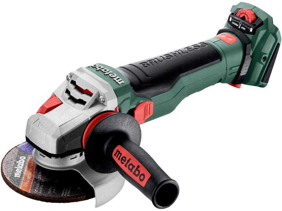 Metabo WVB 18 LTX BL akumulatorska ugaona brusilica, Brz, ø diska 125 mm, 15-125 Quick 601731840