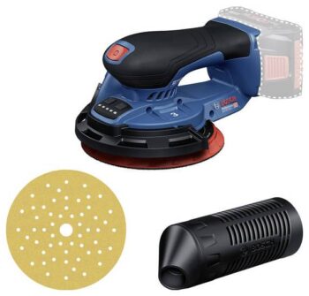 Bosch Professional GEX 18V-150-3 0601372904 akumulatorska ekscentrična brusilica, 5 delova