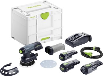 Festool ETSC 125 akumulatorska ekscentrična brusilica, I-Set, brusna površina ⌀ 125 mm
