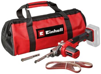 Einhell TE-BF 18 Li-Solo Akku-Bandfeile akumulatorska tračna brusilica, 12 delova