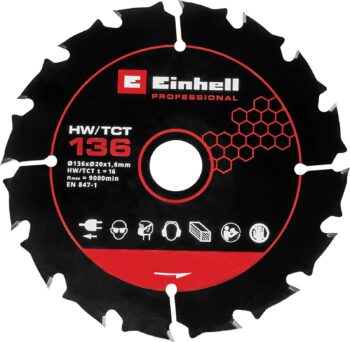 Einhell TCT SAWBL.M-THIN 136x20 16T-P list testere, 136 x 20 mm
