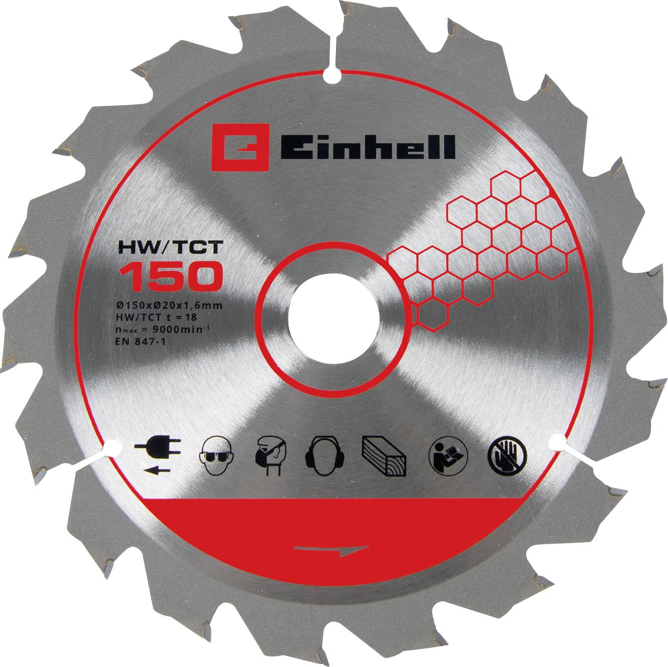 Einhell TCT SAWBL.M-THIN 150x20 18T list testere, 150 x 20 mm