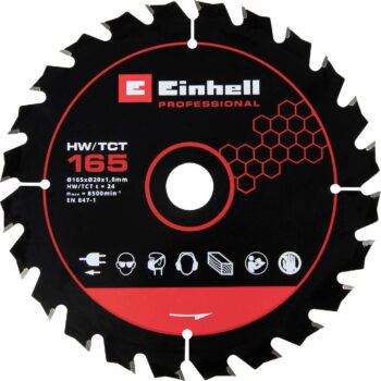 Einhell TCT SAWBL.M-THIN 165x20 24T-P list testere, 165 x 20 mm