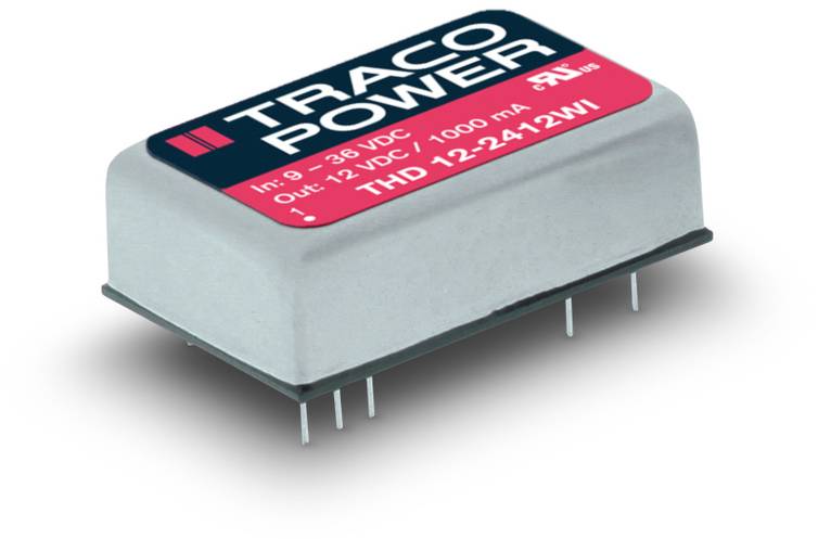 TracoPower THD 12-4811WI DC/DC napajanje - ispravljač za štampanu ploču 48 V/DC 5.1 V/DC 2.4 A 12 W Broj izlaza: 1 x.