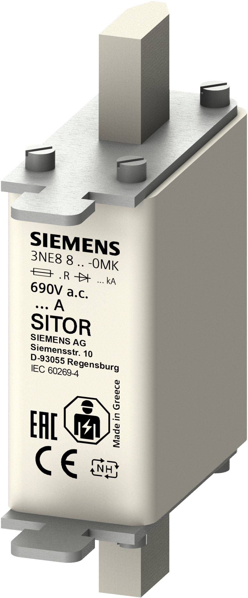 Siemens 3NE88100MK 6 A 690 V/AC