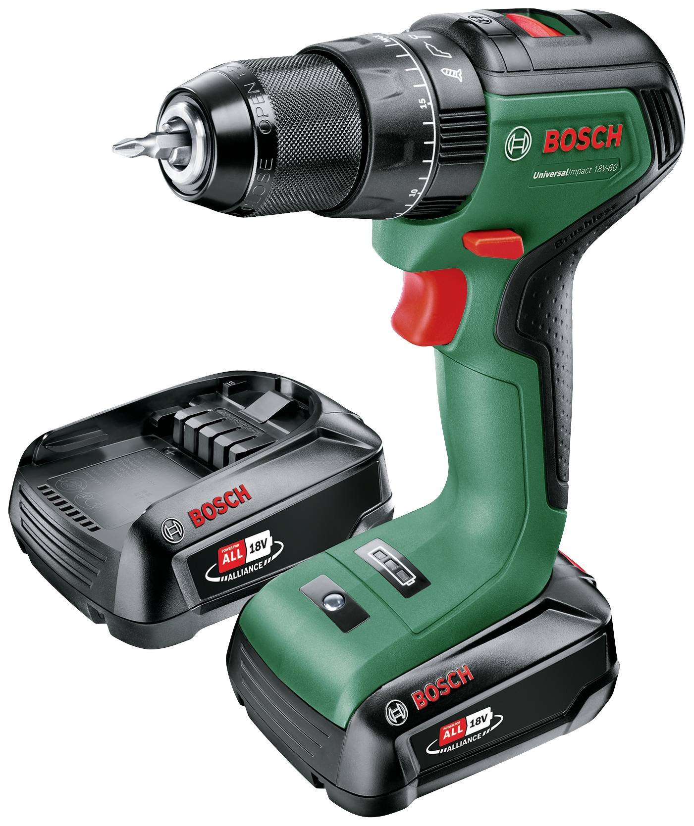 Bosch Home and Garden 18V-60 06039D7102 akumulatorska udarna bušilica-odvijač