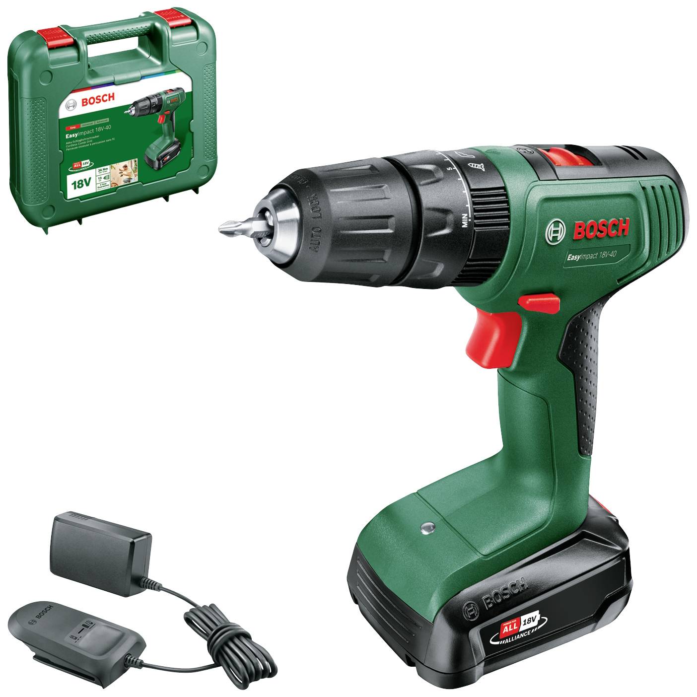 Bosch Home and Garden EasyImpact 18V-40 06039D8107 akumulatorska bušilica-odvijač