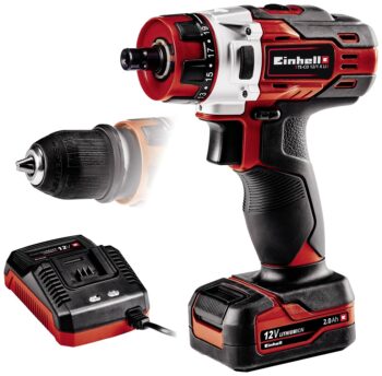 Einhell TE-CD 12/1 X-Li (1x2,0Ah) akumulatorska bušilica-odvijač, 1 x 2 mm