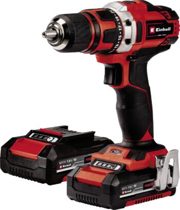Einhell X-Change TE-CD 18/40-1 akumulatorska bušilica-odvijač, 2 x 1,5 mm