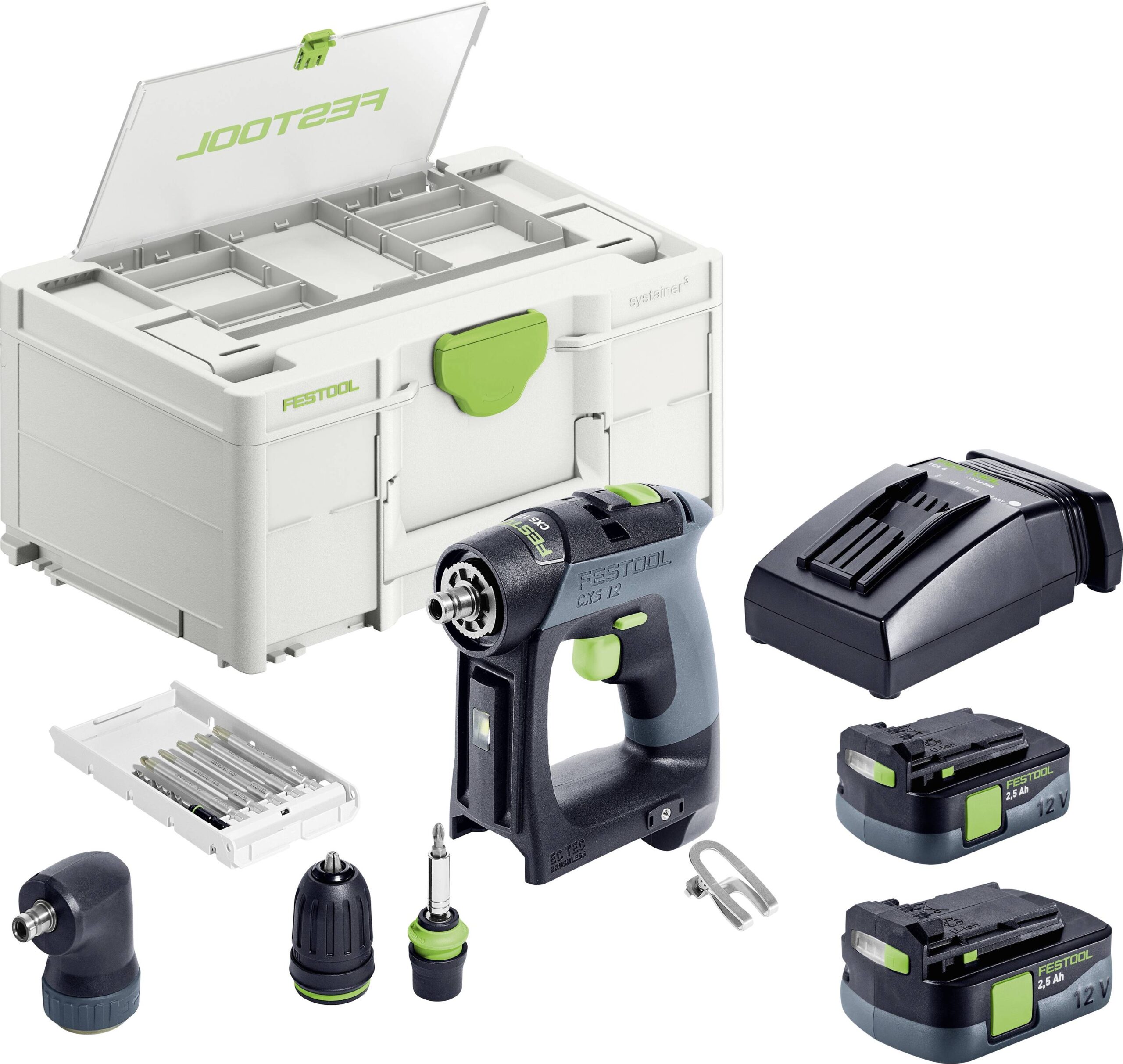 Festool CXS 12 2,5-Set 576865 akumulatorska bušilica-odvijač