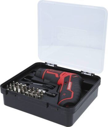 KS Tools 515.6500 akumulatorski odvijač, 1/4″, 27 delova