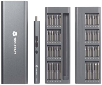 TOOLCRAFT Set e-izvijačev 62 kom. električni odvijač