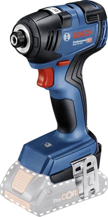 Bosch Professional NDR 18V-200 akumulatorski udarni odvijač, GDR, broj obrtaja u praznom hodu (detalji) 0 - 3400 o/min