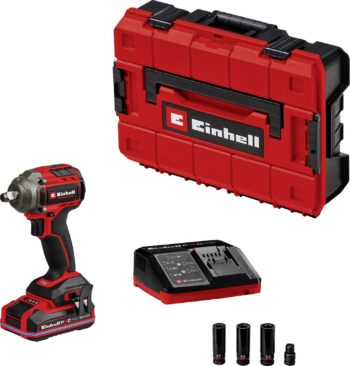 Einhell TP-CW 18/350-C BL akumulatorski udarni odvijač, 3 dela